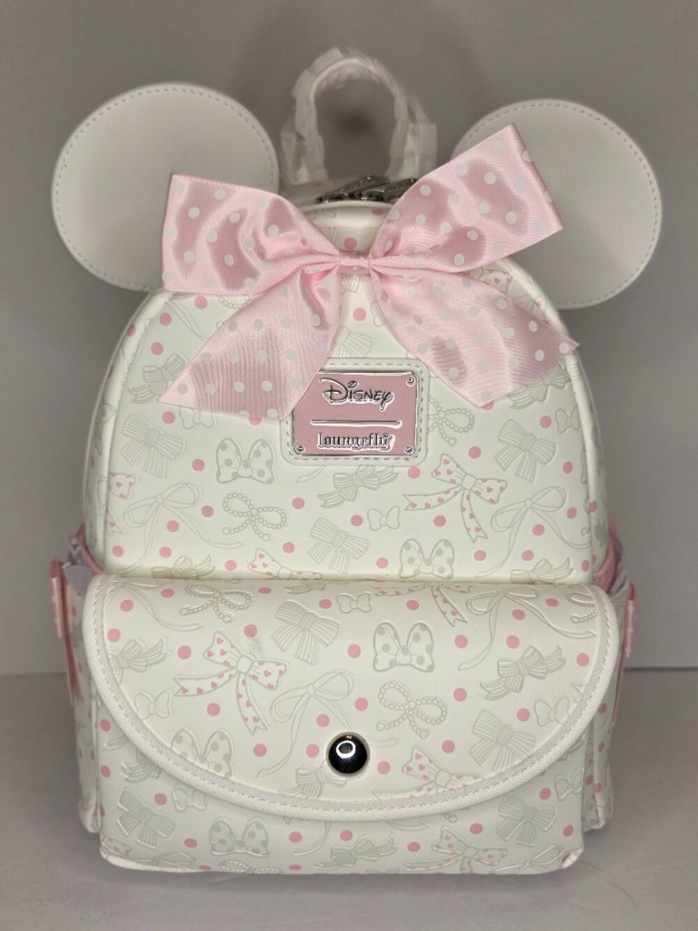 Loungefly Disney Minnie Mouse Bows & Ribbons Mini Backpack NWT